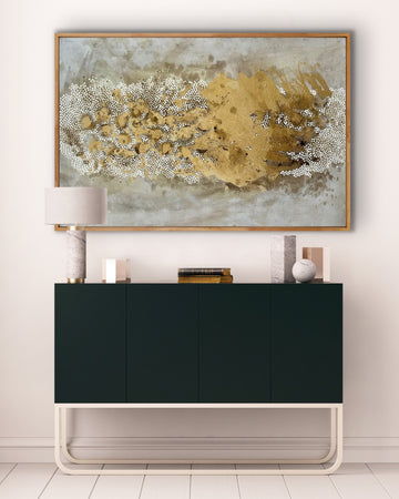 "Gilded Ascension" 92 x 62cm