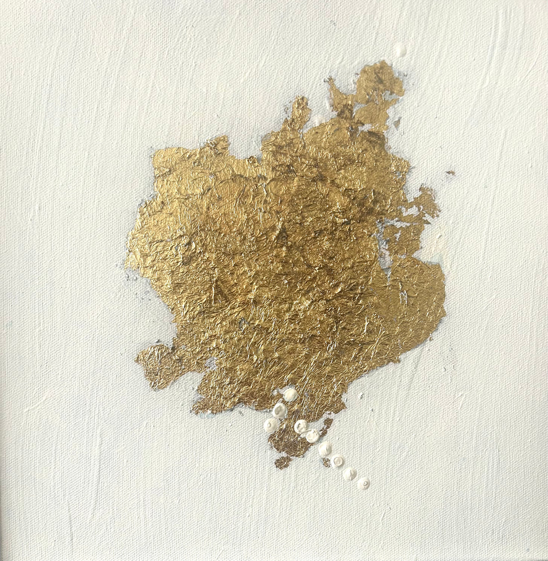 "Gold Balloon" 33 x 33 cm