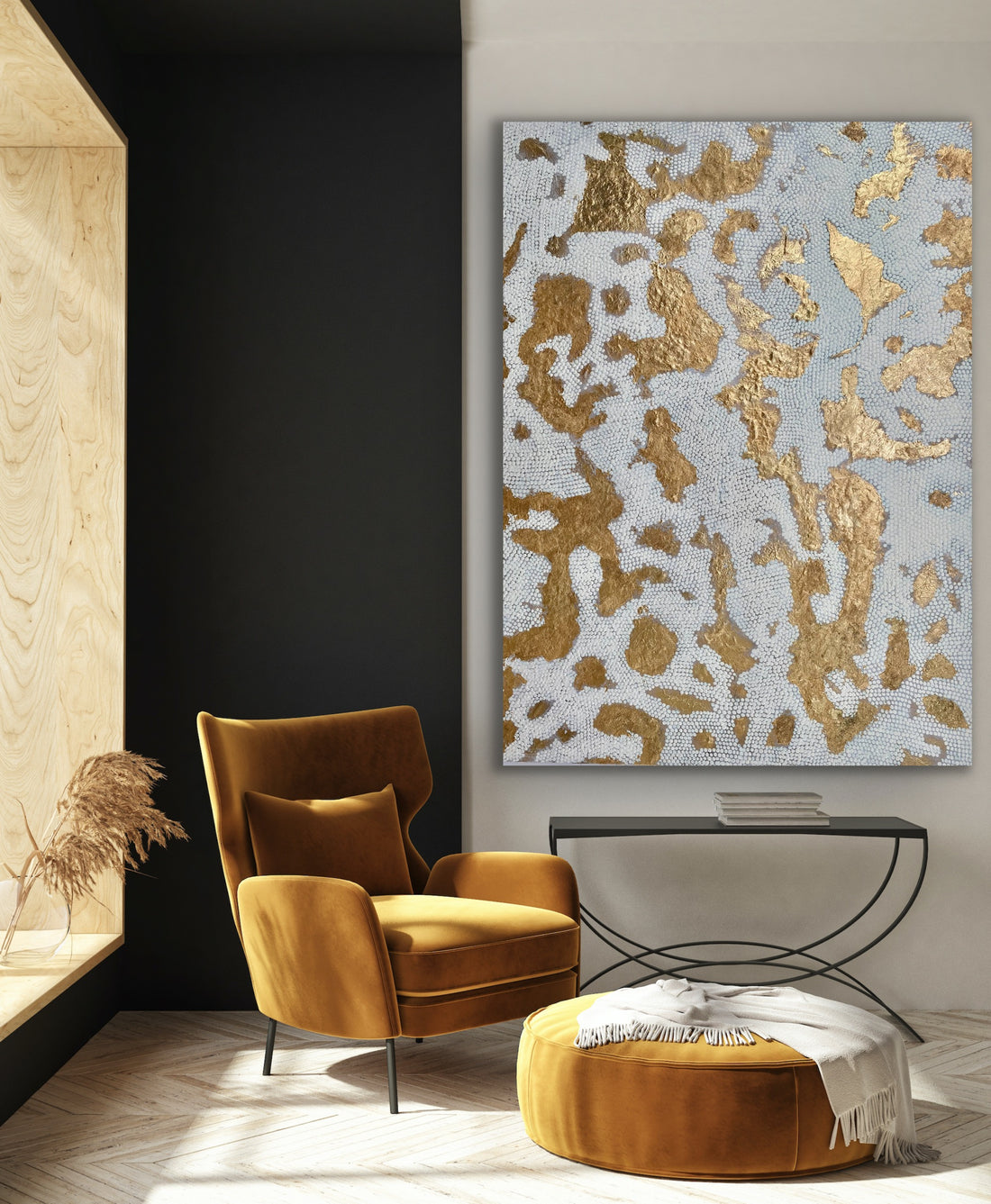"Tribal Gold" 91 x 123cm