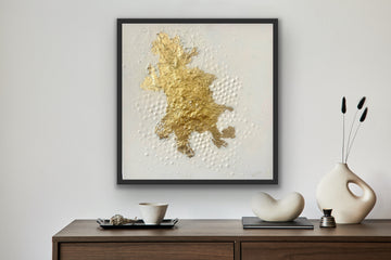 "Golden Maps" 33 x 33 cm