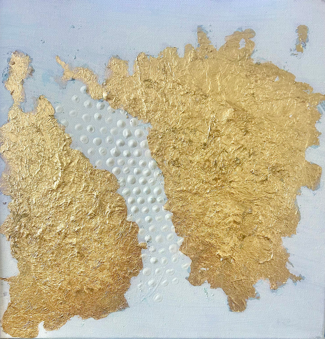 "Gold Walk" 33 x 33 cm