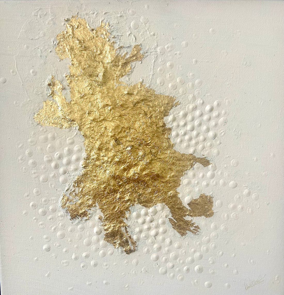 "Golden Maps" 33 x 33 cm