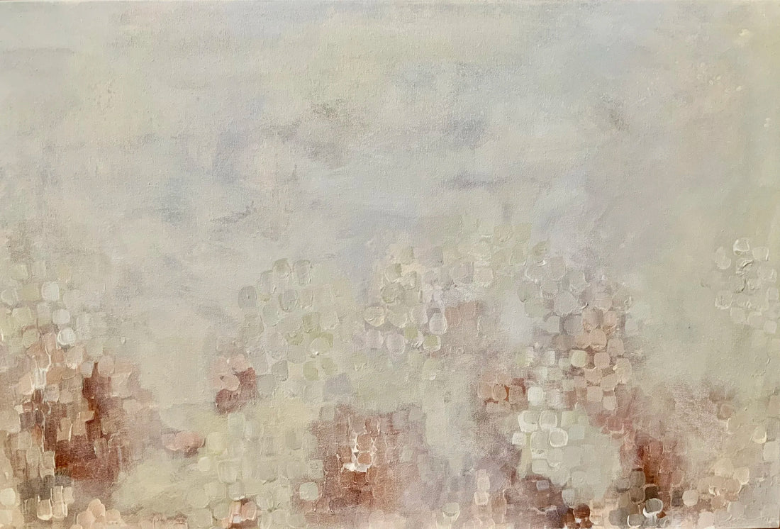 "Sunrise Beach Walk" 93 x 63cm